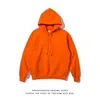 E-Baihui 2021 European American Sweatshirts Autumn New Simple Jacket Men's Solid Color Orange Hooded Sweater Loose Plus Velvet Casual Top LMWY201