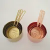 4 Stück/Set Roségold Messbecher 4-teiliges Set Backwerkzeuge Backkuchen und Backmessgeräte Messwerkzeuge HH7-177