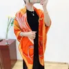 Scarves Female Hijab Stoles Square Cashmere Foulard Head Brand Designer Silk Scarf Hög kvalitet Bandana1