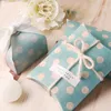 100 stks Gift Wrap Gift Box Bruiloft Gebied Party Gunsten Dozen Handgemaakte Tas Snoep Sieraden Stropdas Verpakking Opvouwbare Doos