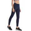 Pantalons de Yoga pour femmes avec poche, tenue de course pour filles, collants de Fitness, Leggings de couleur unie, taille haute, pantalons de sport 7884516