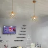 Pentagramas coração pingente lâmpadas de jantar luz luz moderno quarto estudo bar roupa loja de loja cabo pendurado lâmpada led e27 soquete