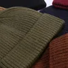 Moda Inverno Uomo Donna Cofano Cappello lavorato a maglia Hip Hop Distintivo Ricamo Beanie Caps Cappelli casual da esterno 4 colori3969510