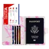Porte-passeport en marbre RFID Blocking Passport Cover Sac de billetterie