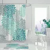 180cmx180cm Popular Abstract Plant Bathroom Curtain Printing Polyester Waterproof Shower Curtain