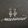 wholesale Handmade Freshwater Pearls Austrian Crystal Bridal Jewelry Set Wedding Headband Bracelet Clip Earring Set Women Jewelry