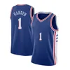 Iverson Joel 21 Embiid Basketball Jerseys Harden 3 Allen Julius 6 Arving 75 Men 2001 02 레트로 네스 저지