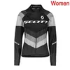 2021 New Scott Team Womens Cycling Long Sleeves Jersey Mtb Bike Shirt Sports Gorts Racing Road Road Tops Y21020613