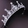 2021 Yeni Vintage Barok Gelin Tiaras Aksesuarlar Prom Meapwear Çarpıcı Kristaller Düğün Tiaras ve Taçları 1922327c