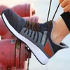 Новые ботинки для борьбы с борьбой Модные кроссовки Мужчины стальные ножки обувь прокол безопасности обувь Y200915