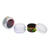 2022 new 5ML Acrylic Silicone Wax Oils Cream Jar Concentrate Container Non-Stick Waxs Oil Creams Dab Silicones Jars