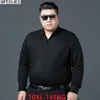 Camisa gorda de alta calidad para hombre, manga larga, talla grande, primavera 7XL, 8XL, 9XL, 10XL, algodón, oficina formal, hombre, vestido para el hogar, camisas 54 C1210