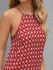 Geo Print Halter Dress SHE