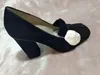 Vendita calda- Designer di lusso scarpe da barca tacco alto primavera autunno sexy bar banchetto donna scarpe da donna 10 cm fibbia in metallo scarpe tacco spesso 34-42