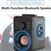 High Power Bluetooth -högtalare Super Bass Portable Column Subwoofer Music Center Support Aux TF FM Radio Bluetooth Column Boom Box1901656