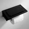Black Bathroom Accessories Bath Hardware Set paper holder Towel Rack Bar soap holder Shelf Rack Hook toilet brush juego de bano T200425