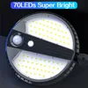 Lampy słoneczne IP65 okrągłe lampy ścienne LED Pilot sterowanie Pir Motion Corpor Indukcja Outdoor Street Light Lampa ogrodowa Lampa ogrodowa