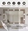Mais novo design 12v maquiagem espelho lâmpada de azevinho vaidade luzes stepless lâmpada de parede dimmível 6 10 14Bulbs kit para penteadeira