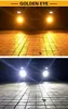 Neue 2 Stücke Auto LED Lampen H1H3 Hohe Helle Zweifarbige 6000 karat/3000 karat Nebelscheinwerfer Tagfahrlicht Glühbirne Kein Fehler Highlight Led Autolampen