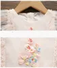 Princesse Bébé Fille Robe De Fête D'anniversaire Tutu Robe Dentelle Floral Baptême Robes De Mariée Pour 0- Vêtements Nouveau-Né Robe Infantil LJ201221