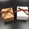 30pcs Brown Gift Box Kraft Papierowe pudełka ze słodycze do cukierków \\ ciasto \\ biżuteria \\ prezent \\ Chocolate \\ Party Packing Boxes 30p Jllnpz