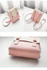 Mode Frauen Geldbörsen und Handtaschen PU-Cover Lady Kleine Quadrat Messenger Bags Einfache Design Mädchen Mini Umhängetasche