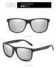 Haute qualité mode hommes femmes polarisées sable noir lunettes de soleil conduite Sport Vintage rétro concepteur luxe carré lunettes de soleil