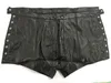 Hommes Lingerie En Cuir Verni Boxer Sous-Vêtements Sous-Vêtements avec Joint Torique Sexy Léopard Mâle Boxer Sous-Vêtements Hommes Boxer 3XLMX190904271S