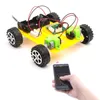 DIY Plastic Model Kit Mobile Phone Remote Control Toy Set Kids Physics Science Experiment Assembled rc cars radio control LJ200918