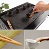 Natural Bambu Tea Clip Handmased Tea Tweezer Chinese Wood Kongfu Tea Tools Multifunction Bacon Salad Sugar Food Toast Tongs HHA36877485