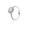 Anelli da donna in argento sterling 925 Princess Love Heart CZ Diamond Ring per Lady Engagement Gioielli di lusso Regalo di anniversario con scatola