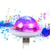 Mini USB LED Disko DJ Sahne Efektleri Işık Taşınabilir Aile Parti Topu Renkli Işıklar Bar Kulübü Etkisi Lamba Cep Telefonu Aydınlatma