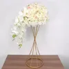 Curstom30 35 cm Cherry Orchid Rose sztuczny wystrój kuli kwiatowej na imprezę ślubną tło stolik centralne Silk Flower Buquet1208t