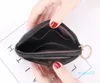 100pcs Coin Purses Women PU Shell Shaped Zipper Short Small Wallet Mix Color