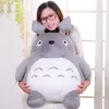 Totoro jouets en peluche doux animaux en peluche Anime dessin animé oreiller coussin mignon gros chat Chinchillas enfants anniversaire cadeau de noël 20095793373