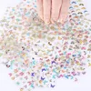 30 feuilles de décorations pour Nail Art, décor de manucure, Laser holographique 3D, conception de papillons, autocollants pour ongles, décalcomanie DIY, autocollants 5076035