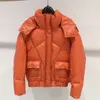 Janveny Real RaCoon Fur Hooded 2020レディースダウンジャケット冬防水ショートアヒルダウンコート女性光沢のあるフードフェザーパーカーLJ201021