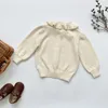 5266 Bébé filles Cardigan automne coton pull haut bébé enfants vêtements filles tricoté Cardigan pull enfant vêtements d'hiver