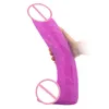 NXY Dildos Anal Toys 8cm Thick Artificial Penis Soft Dildo Masturbation Device Female Large Anus Plug Adult Fun Products 0225