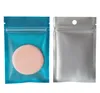 One Side Clear Gekleurde Hersluitbare Zip Mylar Bag Aluminiumfolie Tassen Geur Proof Pouches Sieraden Pack