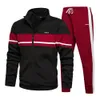 Men tracksuit Autumn Winter masculino de marca esportiva calças 2 peças Definir maiô casual de moda 2020 Men roupas lj201125