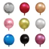 22inch 4D Colorful Foil Balloon Round Aluminum Film Balloon Kid Toy Baby Shower Birthday Wedding Xmas Decoration Party Supplies 12 Colors