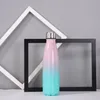 Stainless Steel Water Bottle Gradient Vacuum Tumbler Double Walled Insulated Coke Mug Warm Cold Keeping Drinkware Cup TumblersWMQWMQW CGY645