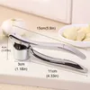 Utensili per frutta e verdura Spremiaglio in acciaio inossidabile Aglio manuale Tritacarne Strumento per tagliare l'aglio portatile Smerigliatrice a mano Grattugia Taglierina Gadget da cucina ZL0564