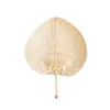 120 stks partij gunst palm verlaat fans handgemaakte rieten natuurlijke kleur palmventilator traditionele Chinese ambachtelijke bruiloft geschenken RRD13134