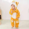 2020 осень зима новорожденных детская одежда унисекс рождественские одежда мальчик комбинезон детский тигр костюм для девочки младенческий комбинезон 3-24 м G220218