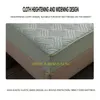 Bettbezug aus 100 % Baumwollstoff, gesteppter Matratzenschoner, verdickter King-Matratzenaufsatz für Bett, milbenhemmend, Doppelbett-Matratzenbezug 201218