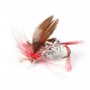 48 PCSLOT LES LUres de pêche à la mouche Fliches Dry Bait Hook Bass Salmon Trout Fishing Tackle7261723