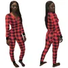 2021 Mulheres Vermelho Vermelho Preto Patchwork Jumpsuit Moda V-Pescoço Sexy Calças Siamesas Casuais Leggings Home Vestuário S-XXL E120803