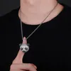 Femmes Cubique Zircon Mignon Panda Pendentif Collier Chandail Chaîne Collier Pour Femmes Charme Collier Hip Hop Bijoux